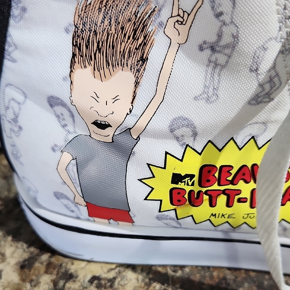 Mens 8 Vintage HEELYS BEAVIS AND BUTTHEAD  High-Top Sneakers - Picture 4 of 16